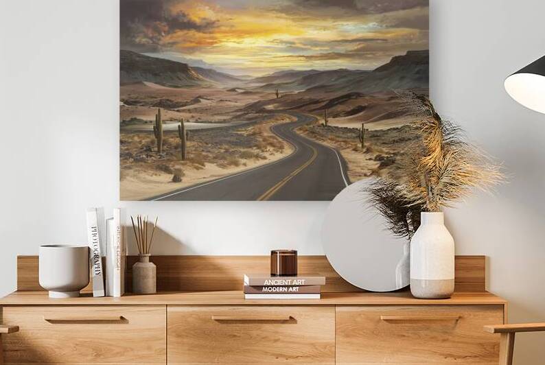 breathtaking landscape road in a desert valley ba 1722668251.852 by Liviu Ghitun
