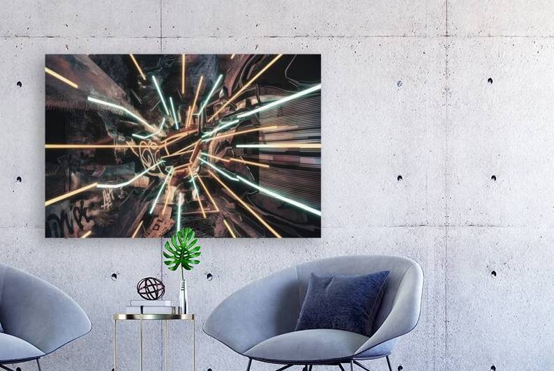 Abstract seamless grunge pattern. Urban art textu by Liviu Ghitun