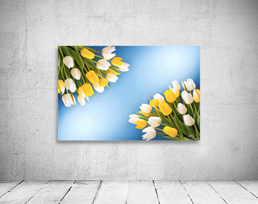 Spring flowers background Wall Preview