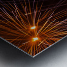 tripple shot Metal print