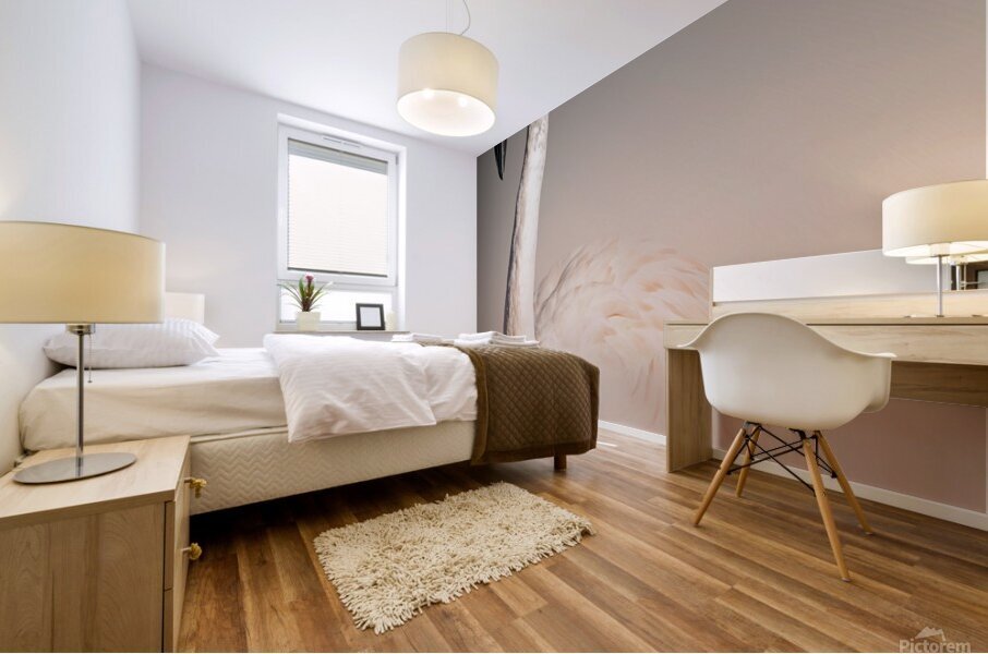 Graceful Blush   Mural print