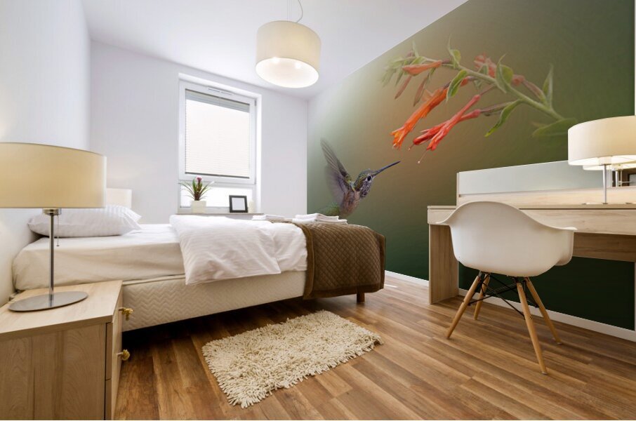 Buzz and Blossom Mural print
