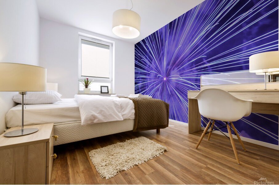Fire burst Mural print