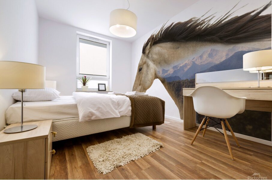 crystal river valley Mural print