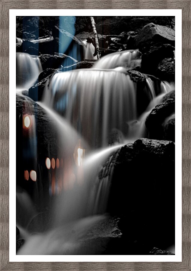 Midnight Veil Picture Frame print