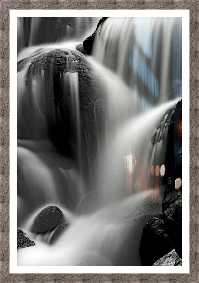 Silken Shadows Picture Frame print