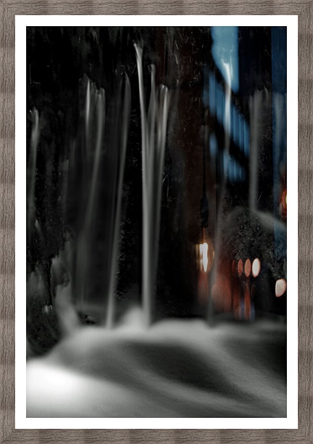 Silent Urban Flow Picture Frame print