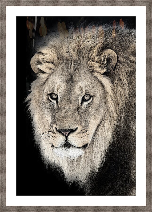 Courage Picture Frame print