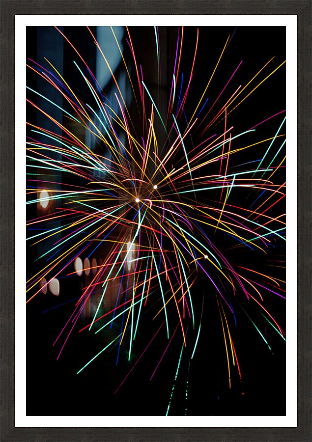 color blast Picture Frame print