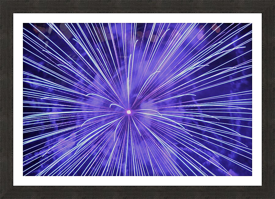 Fire burst Picture Frame print