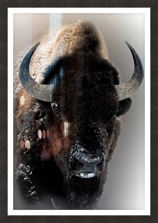 Warm Winter Coat  Picture Frame print