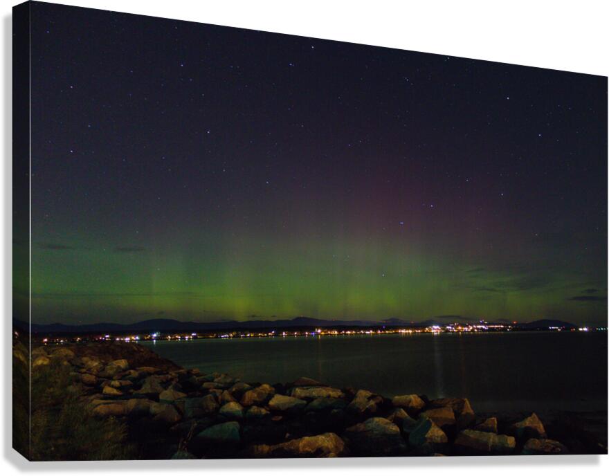 Aurore boreal Canvas Print