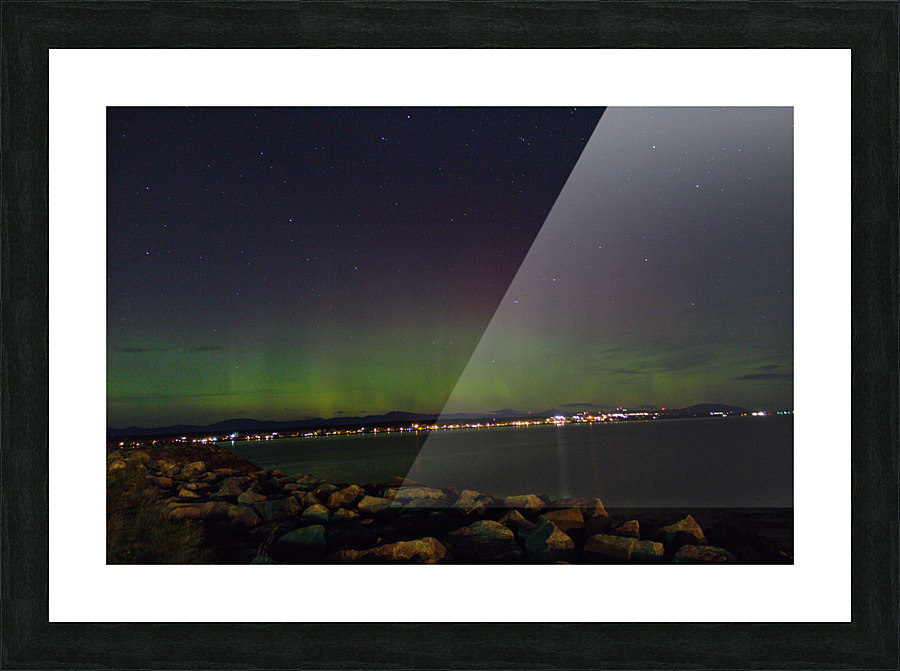Aurore boreal Picture Frame print