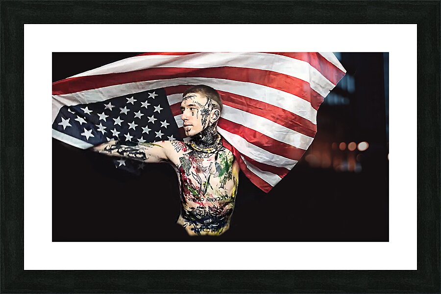 flag fixed copy Picture Frame print