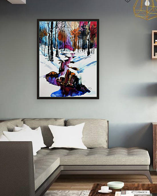winter forest by gregsburyooze