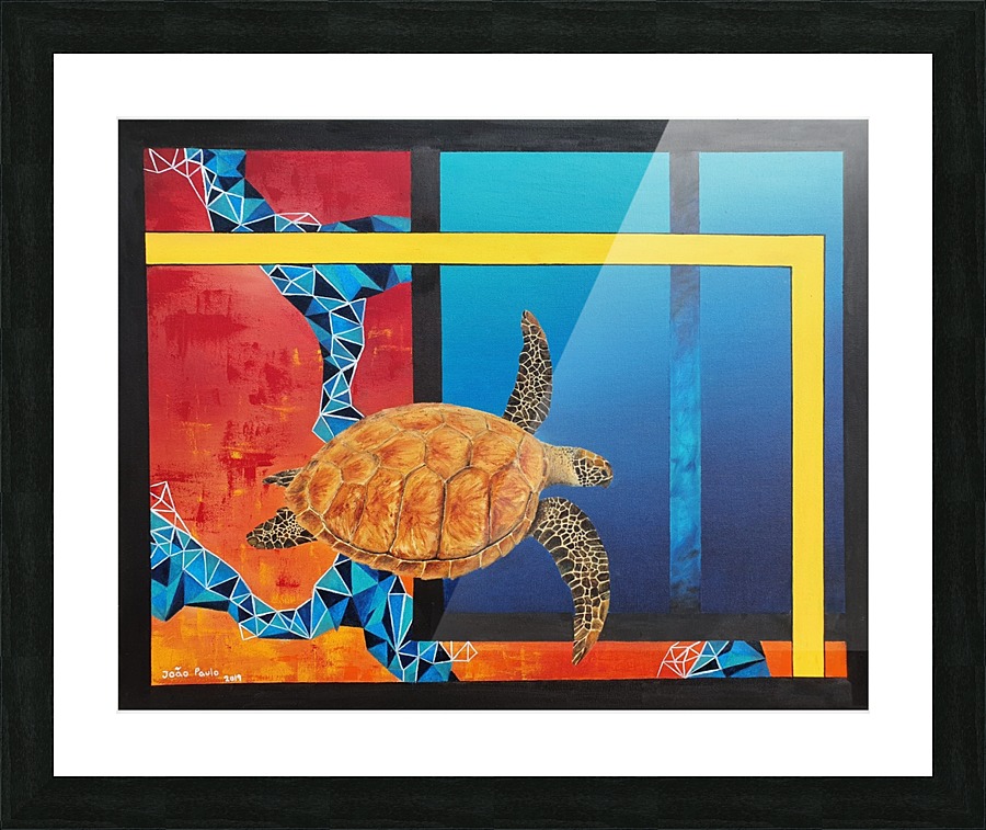 Sea turtle Picture Frame print