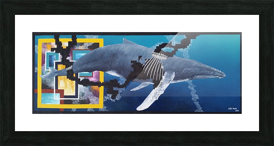 Th Wale Picture Frame print
