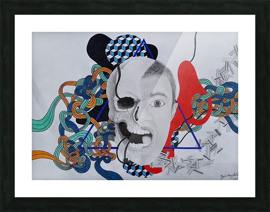 Scream Picture Frame print