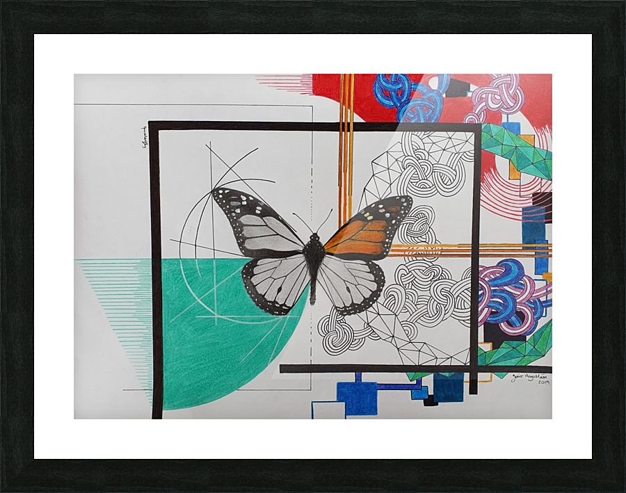 Quarterfly Picture Frame print