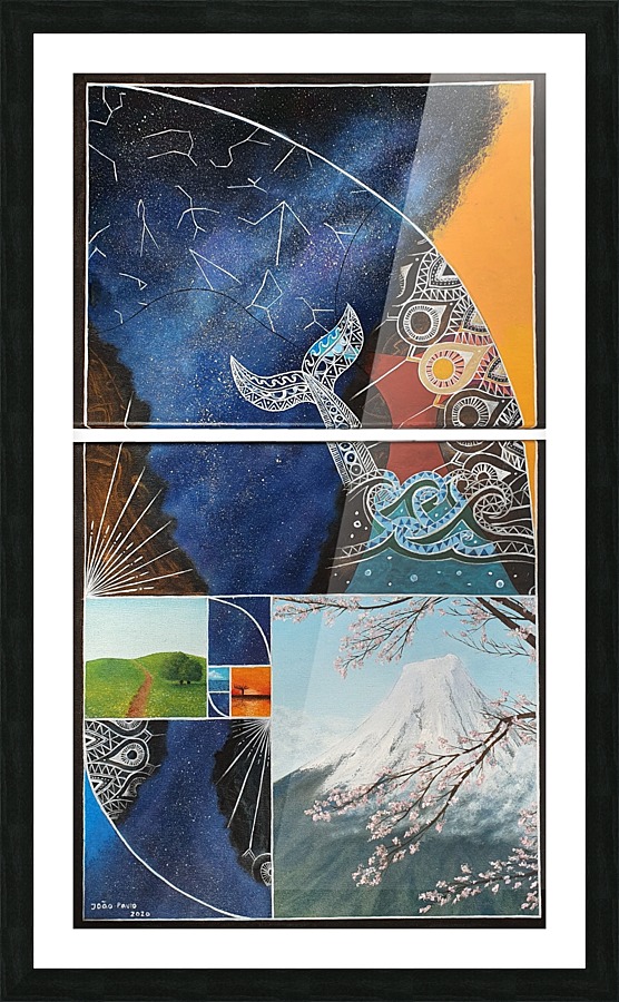 Fibbonacci  Picture Frame print