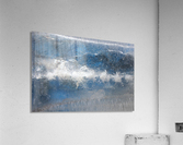 Ice Abstract Icy Frost Frosty Freeze Acrylic Print