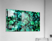 Light Circle Background Points Abstract Acrylic Print