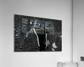 Men Rain Close Up Wet Clear Print Step Foot Acrylic Print