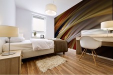 Colors Stripes Abstract Background Strings Mural print