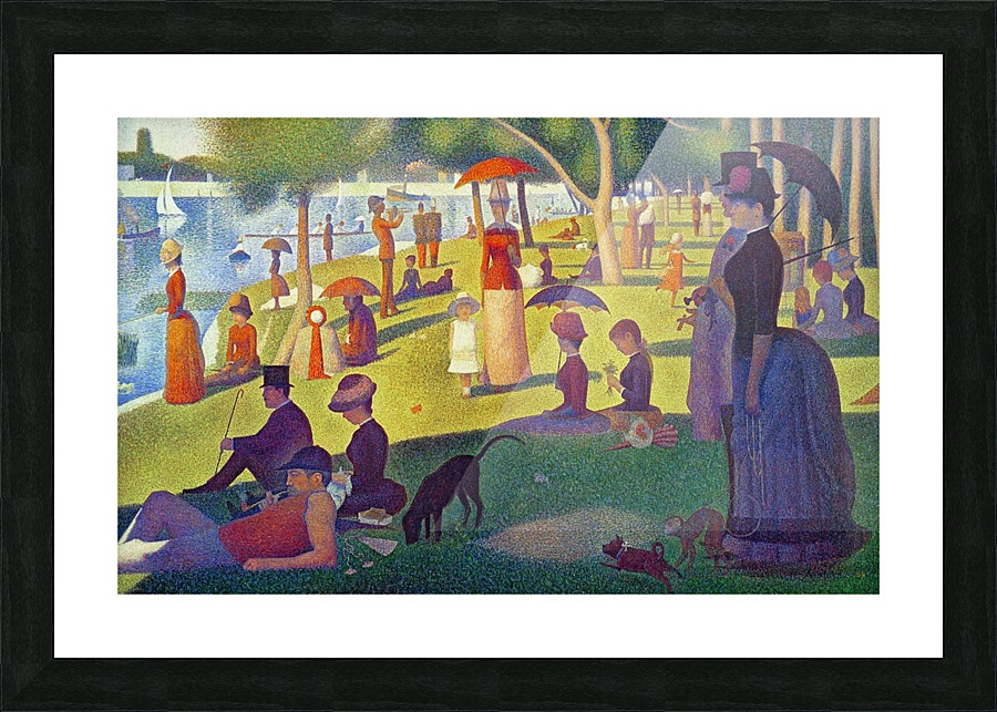 Georges Seurat: A Sunday Afternoon on the Island of La Grande Jatte HD 300ppi by Stock Photography