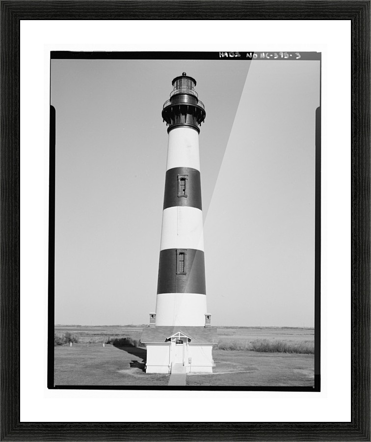 Bodie Island Light Station (Detail), NC Picture Frame print