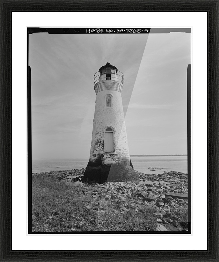 Cockspur Lighthouse, Georgia Picture Frame print