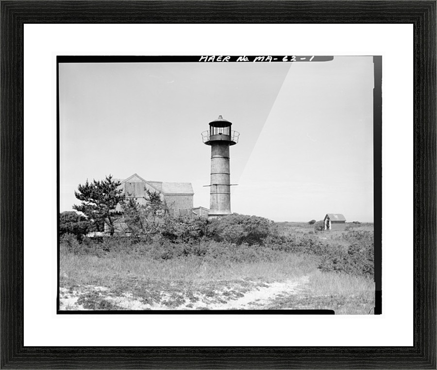 Monomoy-Point-Light-Station-Mass Picture Frame print