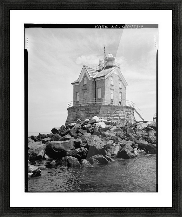 Stratford-Shoal-Lighthouse-2-Bridgeport-CT Picture Frame print