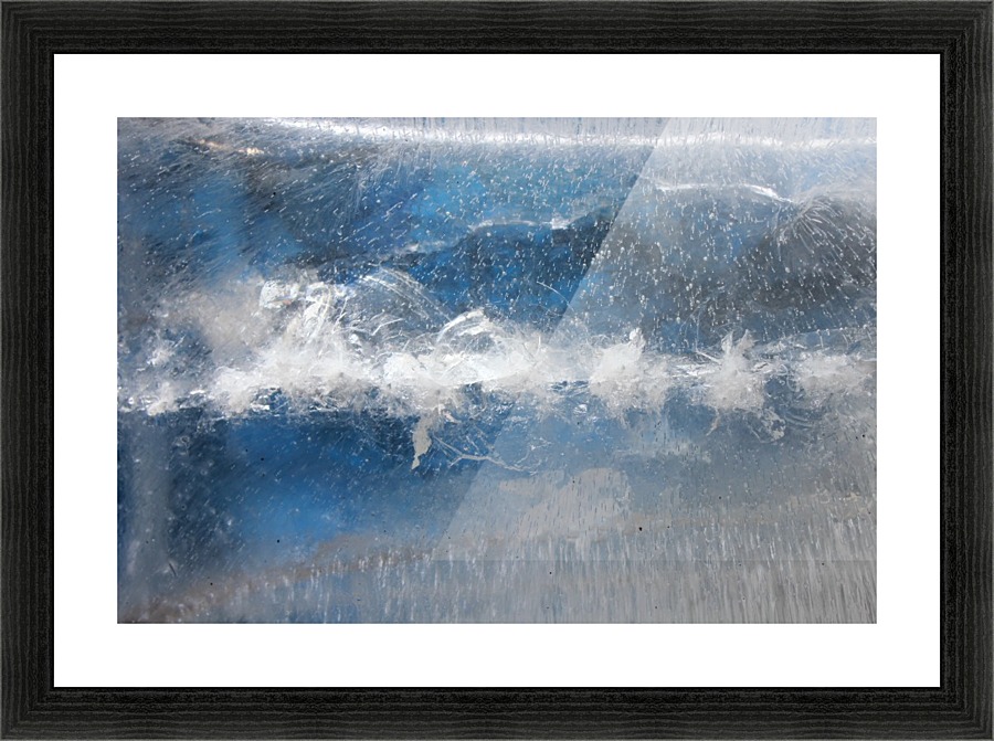 Ice Abstract Icy Frost Frosty Freeze by STOCK PHOTOGRAPHY