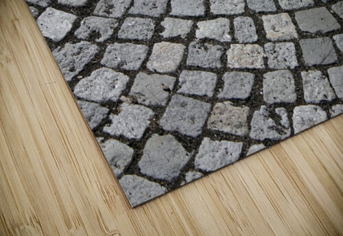 Cobblestones Patch Cobblestone Away Road STOCK PHOTOGRAPHY puzzle