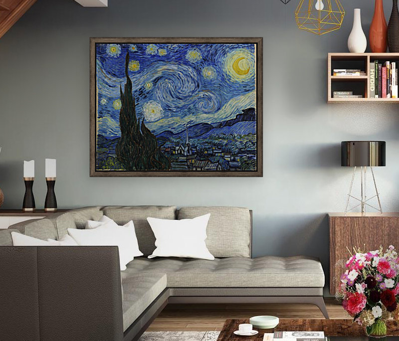 Vincent Van Gogh: The Starry Night HD 300ppi by Stock Photography Wall Art