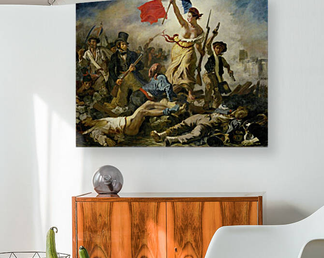 Eugene Delacroix: Liberty Leading the People HD 300ppi by Stock Photography
