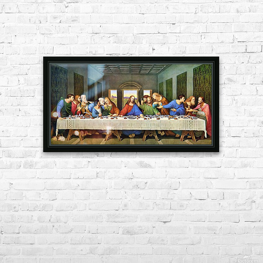 Leonardo da Vinci. The Last Supper HD 300ppi by Stock Photography Wall Art