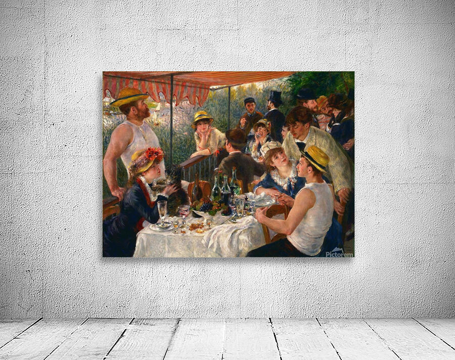 Pierre Auguste Renoir: Luncheon of the Boating Party HD 300ppi by Stock ...