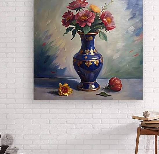 Timeless Floral Oil Painting by qasim