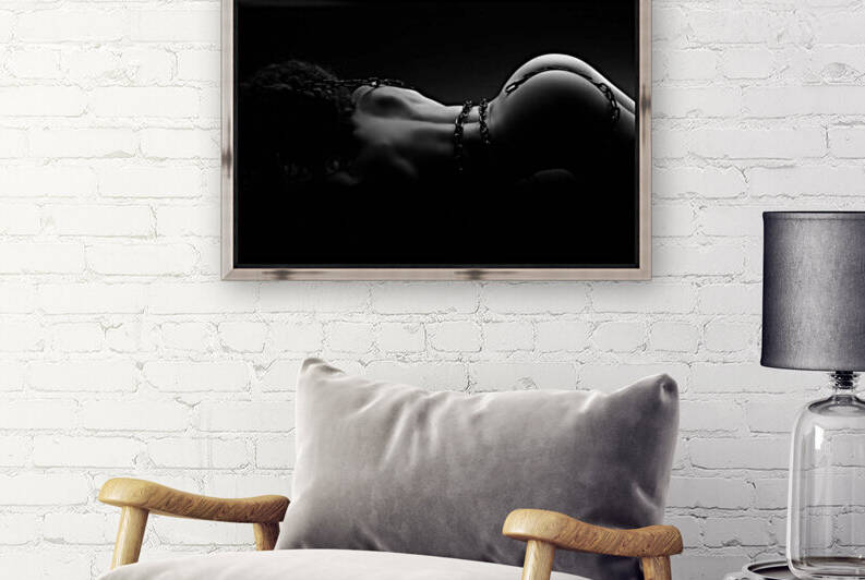 bondage_nude_woman_black_white_bodyscape by Alessandrodellatorre