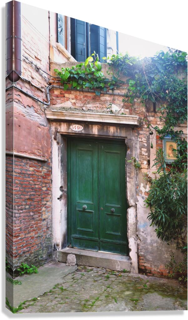 Italian door Canvas Print
