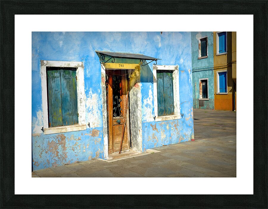 Painted Italy  Picture Frame print