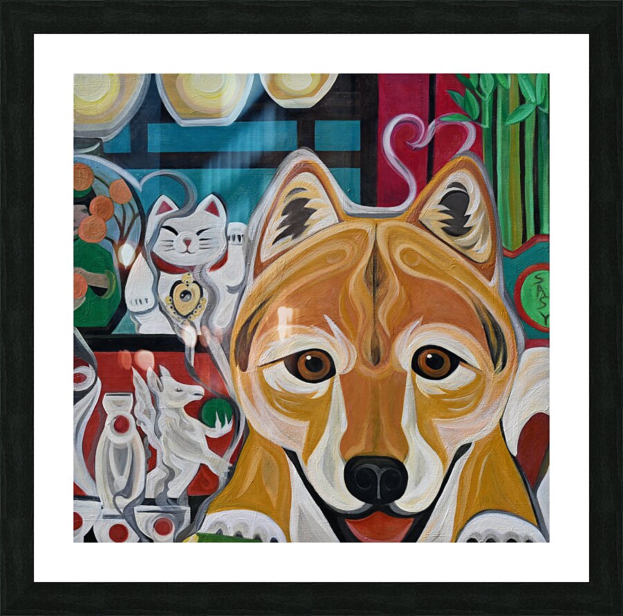 Chiba Smiles Picture Frame print