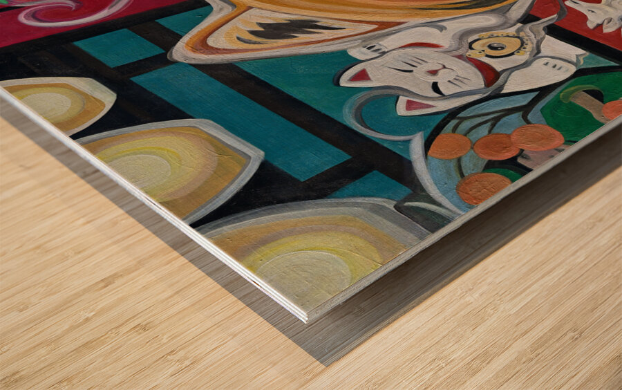 Chiba Smiles Wood print