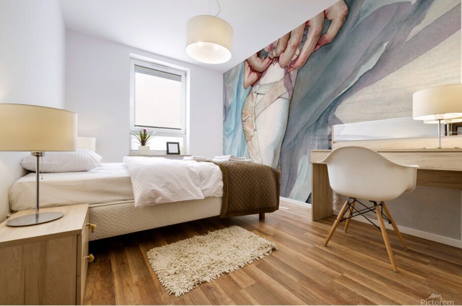 Worn Elegance Mural print