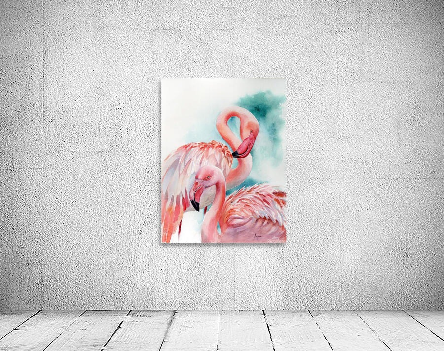 Pink Flamingos Wall Preview