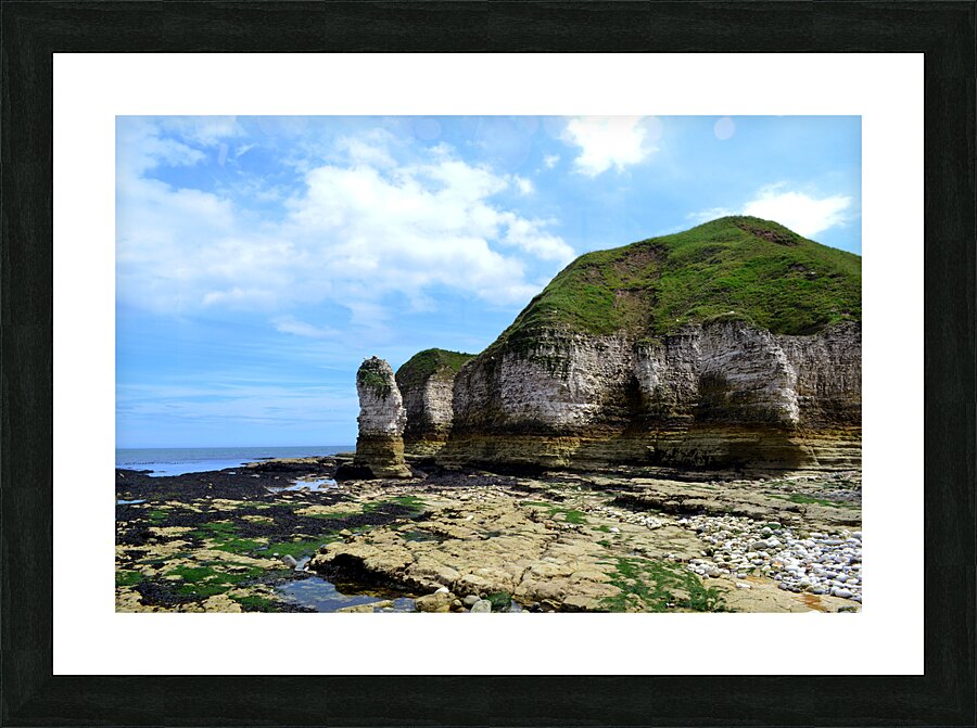 Flamborough Cliffs Picture Frame print