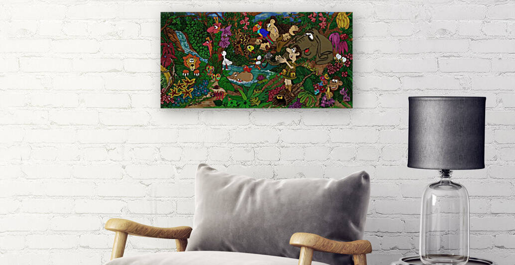 jungle 36x72 pic by Danny Less