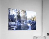riverbed crystal Acrylic Print